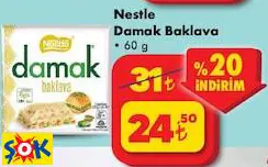 NESTLE DAMAK BAKLAVA ÇİKOLATA